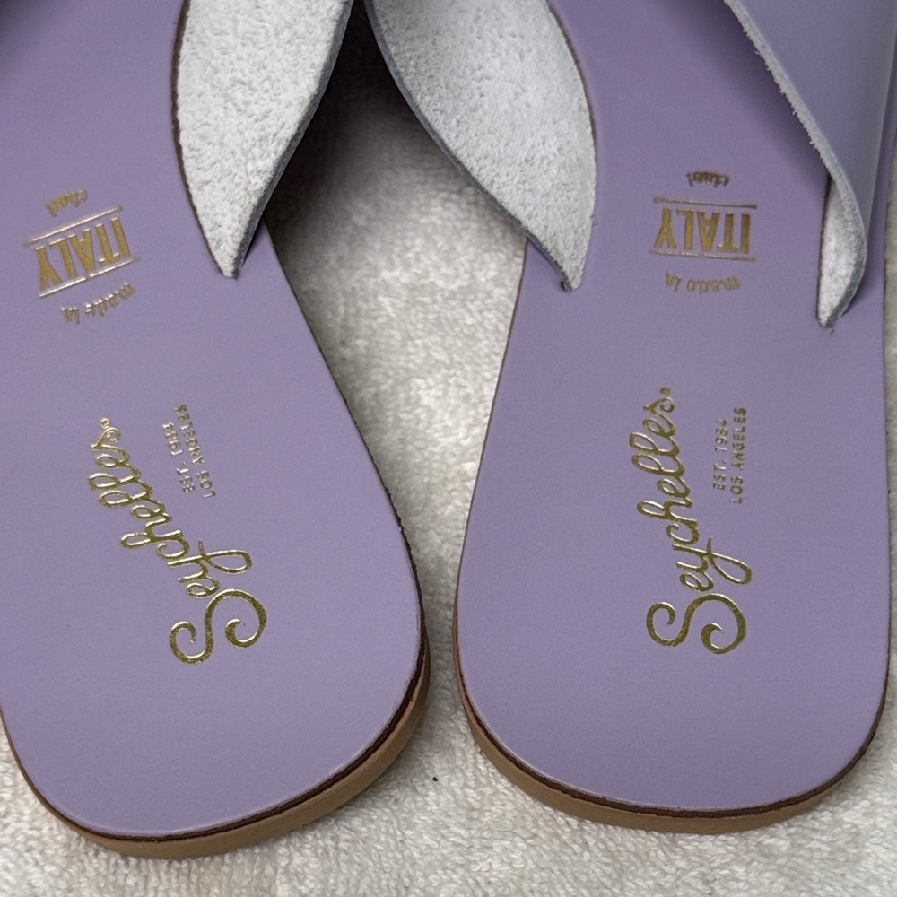 Seychelles Total Relaxation Lavender Sandals Size 8 - Picture 6 of 11